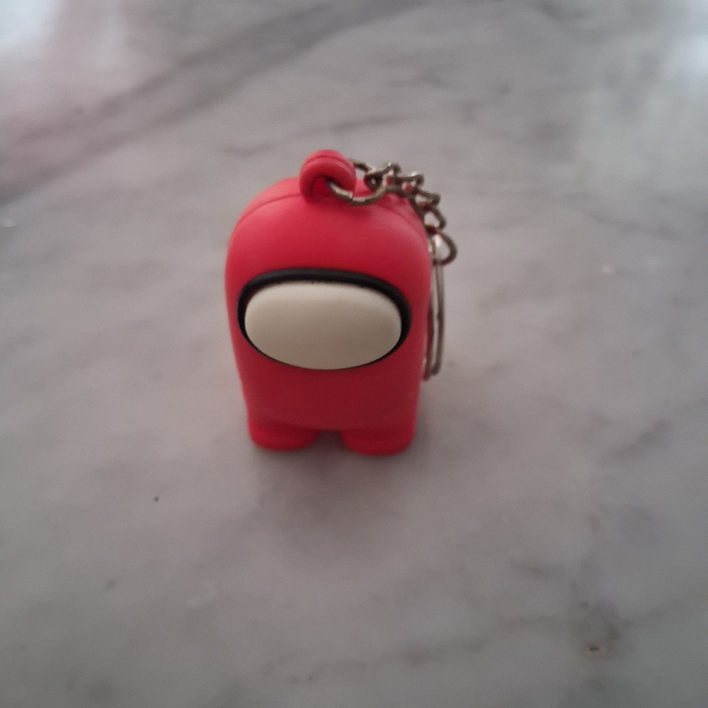 Among Us Red Keychain